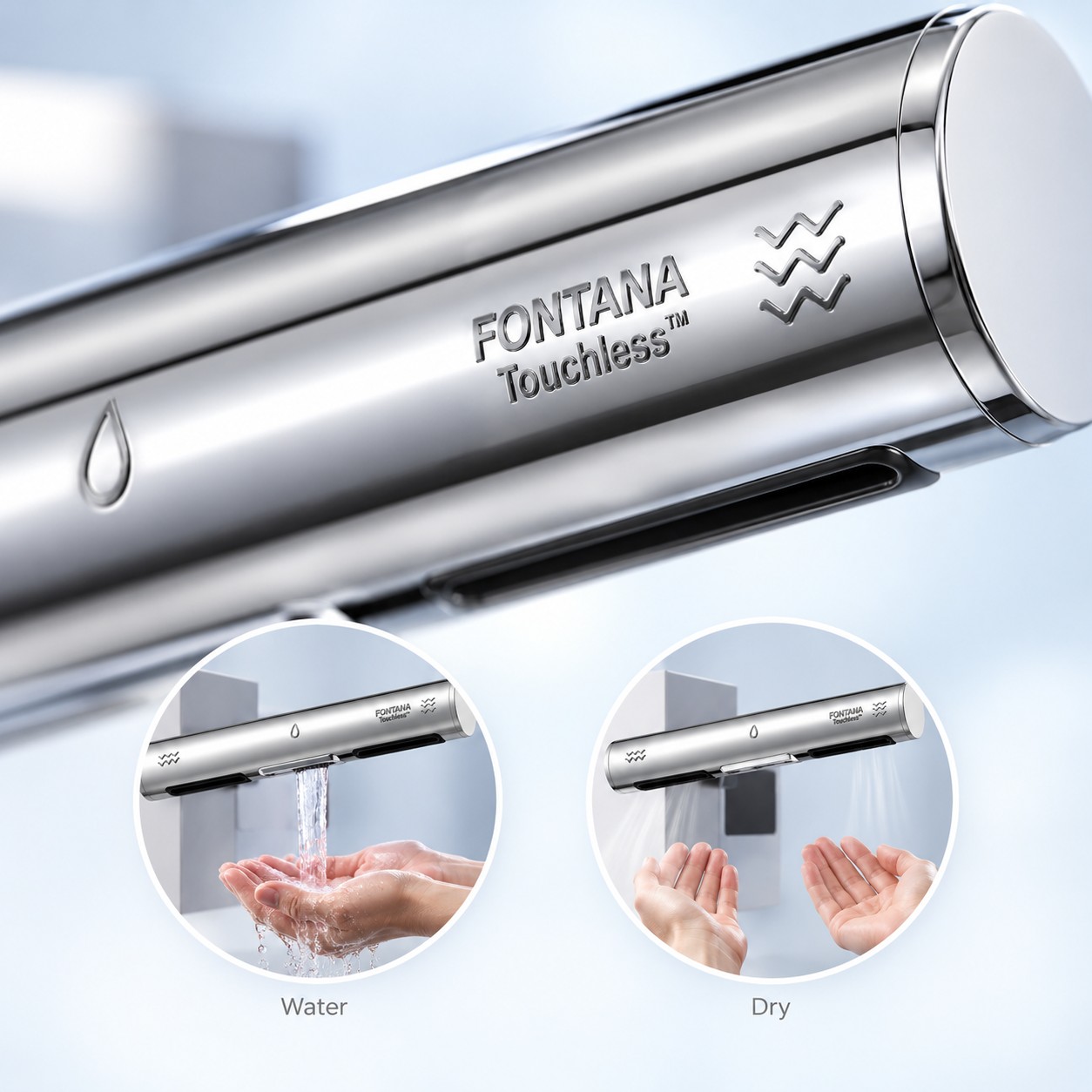 Fontana commercial touclesss faucet